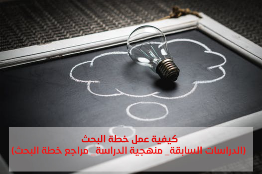 خطة البحث العلمي