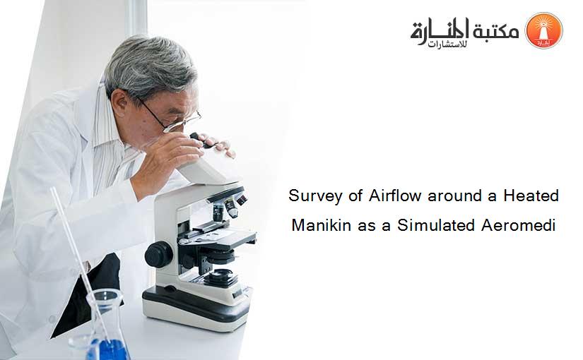 Survey of Airflow around a Heated Manikin as a Simulated Aeromedi