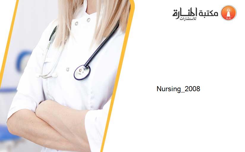 Nursing_2008