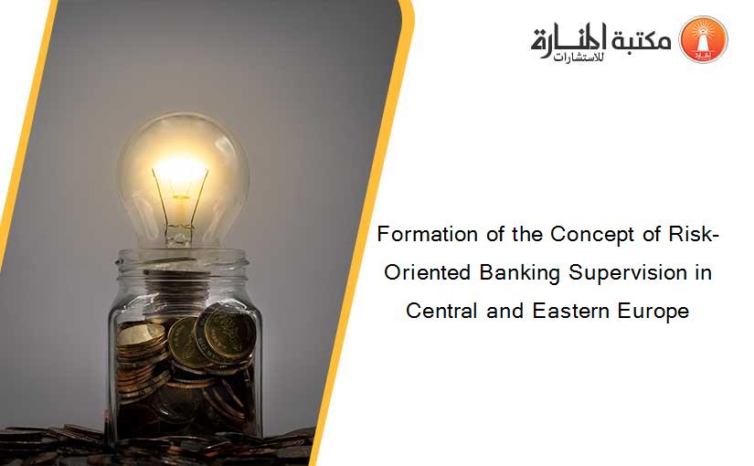 Formation of the Concept of Risk-Oriented Banking Supervision in Central and Eastern Europe