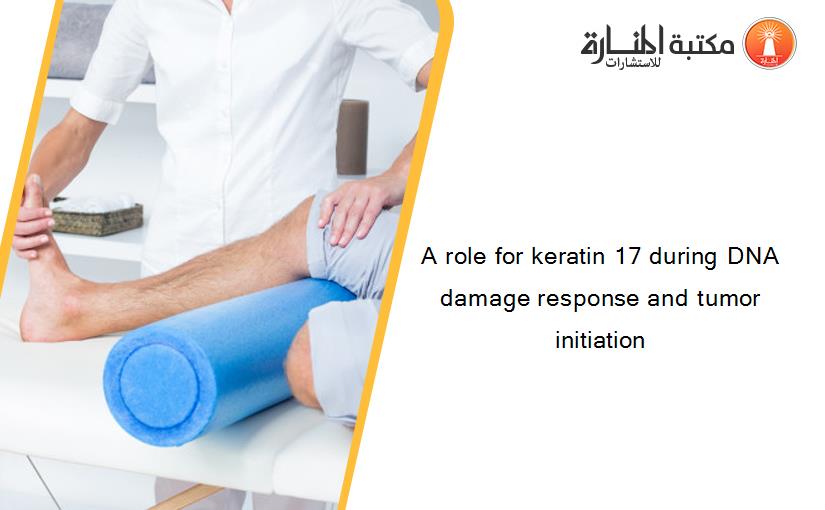A role for keratin 17 during DNA damage response and tumor initiation