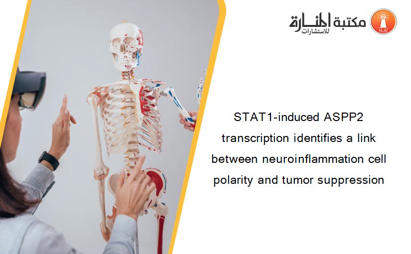 STAT1-induced ASPP2 transcription identifies a link between neuroinflammation cell polarity and tumor suppression