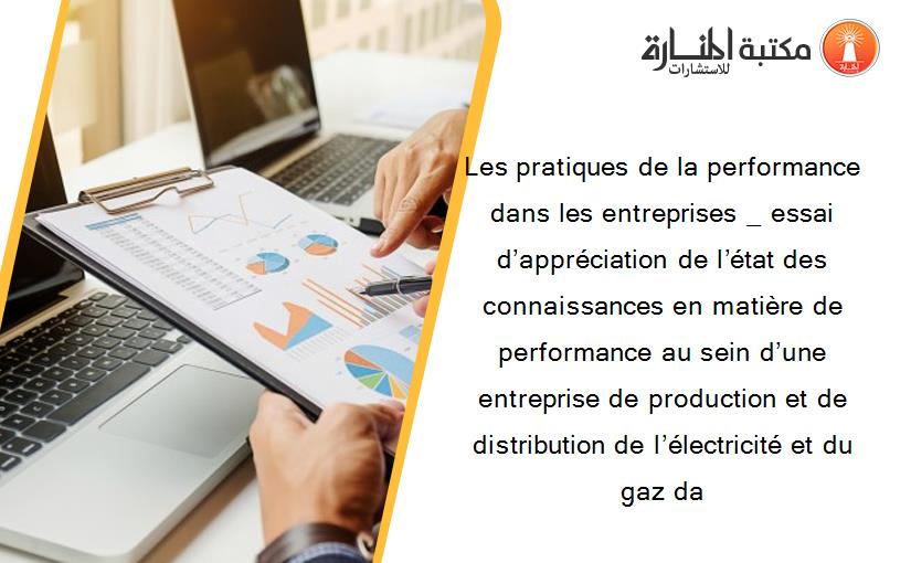 Les pratiques de la performance dans les entreprises _ essai d’appréciation de l’état des connaissances en matière de performance au sein d’une entreprise de production et de distribution de l’électricité et du gaz da