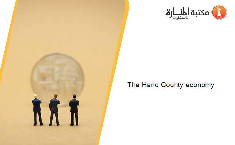 The Hand County economy