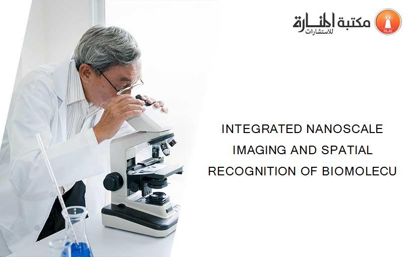 INTEGRATED NANOSCALE IMAGING AND SPATIAL RECOGNITION OF BIOMOLECU