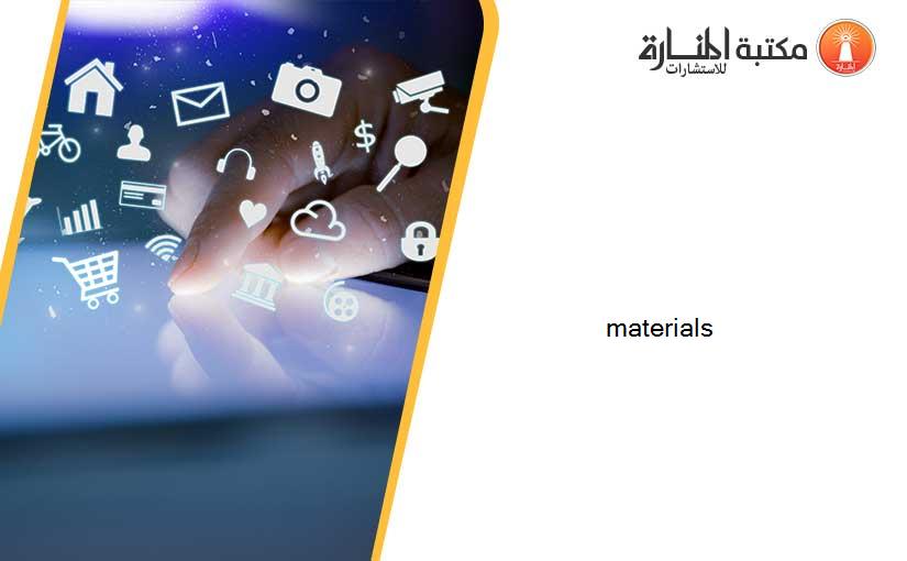 materials
