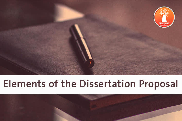 Elements of the Dissertation Proposal