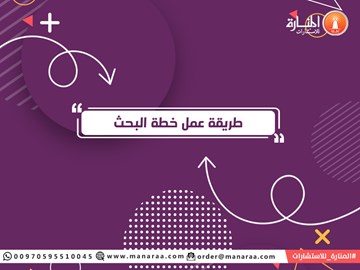 طريقة عمل خطة البحث