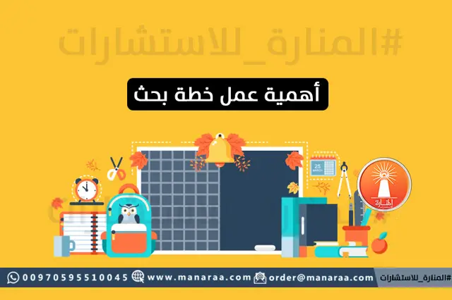 أهمية عمل خطة البحث العلمي