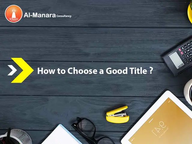 How to Choose a Good Title?