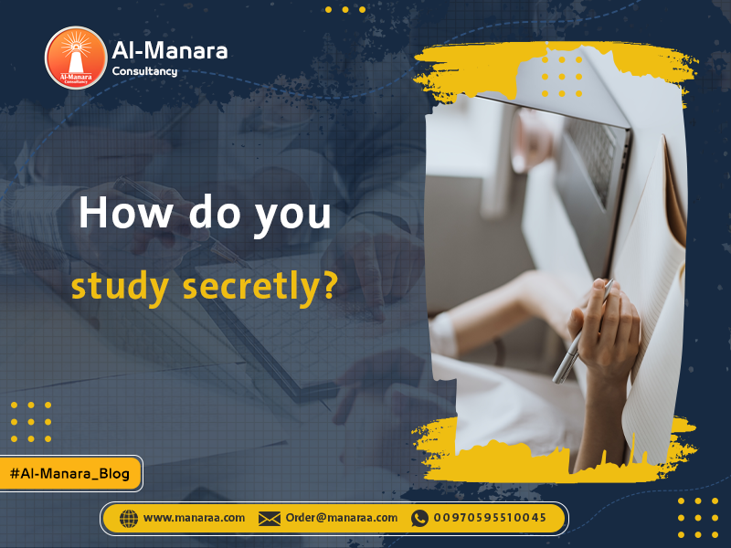 How do you study secretly?
