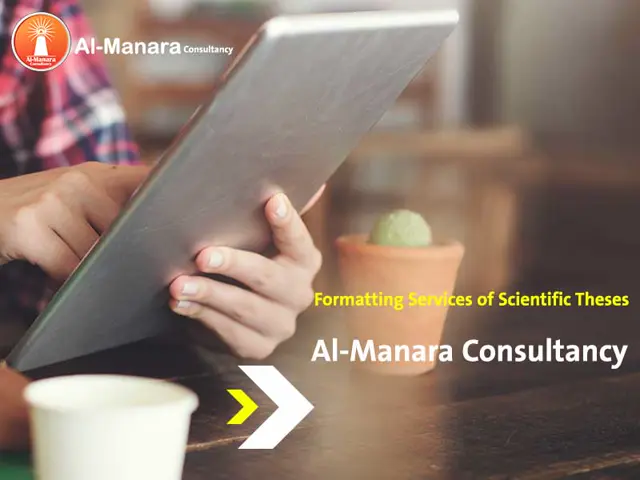 Formatting Services of Scientific Theses - Al-Manara Consultancy