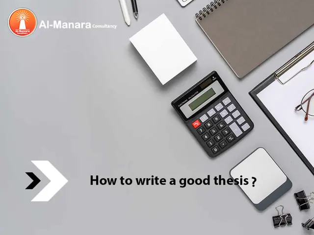 How to write a good thesis?