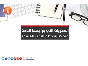 الصعوبات التي يواجهها الباحث عند كتابة خطة البحث