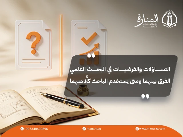 التساؤلات والفرضيات في البحث العلمي