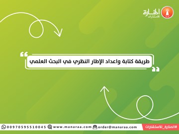 طريقة كتابة واعداد الإطار النظري في البحث العلمي