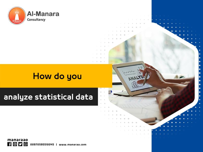 How do you analyze statistical data