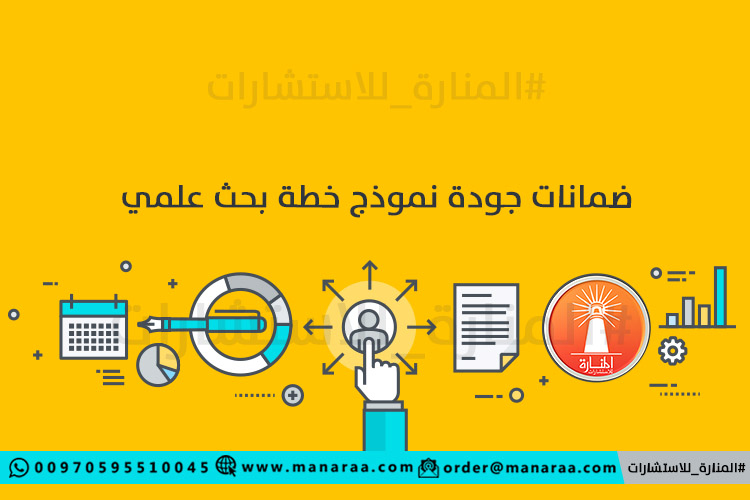 ضمانات جودة نموذج خطة البحث العلمي