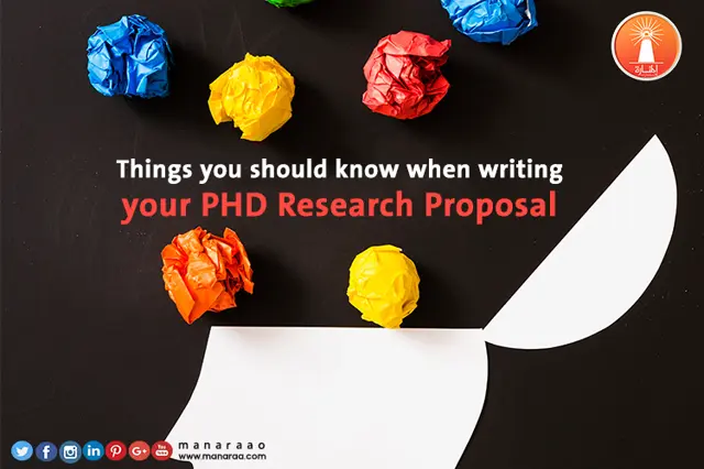 Things you should know when writing your PHD Research Proposal