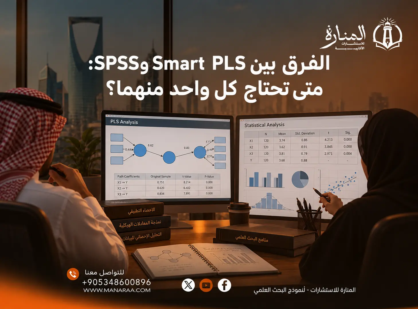 الفرق بين Smart PLS وSPSS: متى تحتاج كل واحد منهما؟