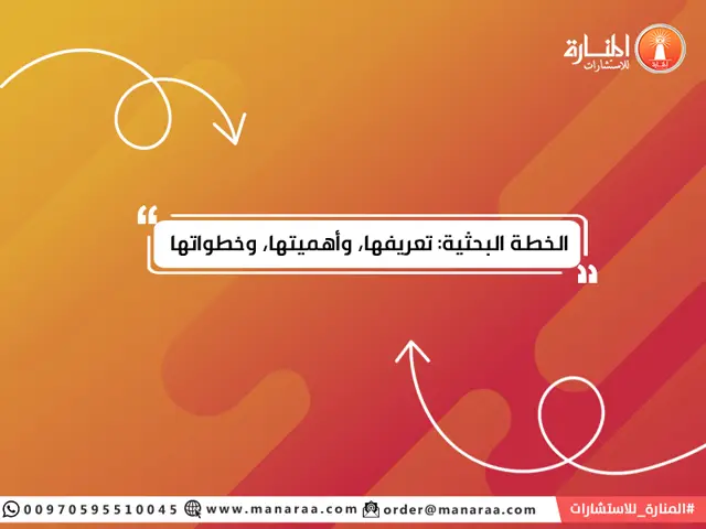 الخطة البحثية: تعريفها، وأهميتها، وخطواتها