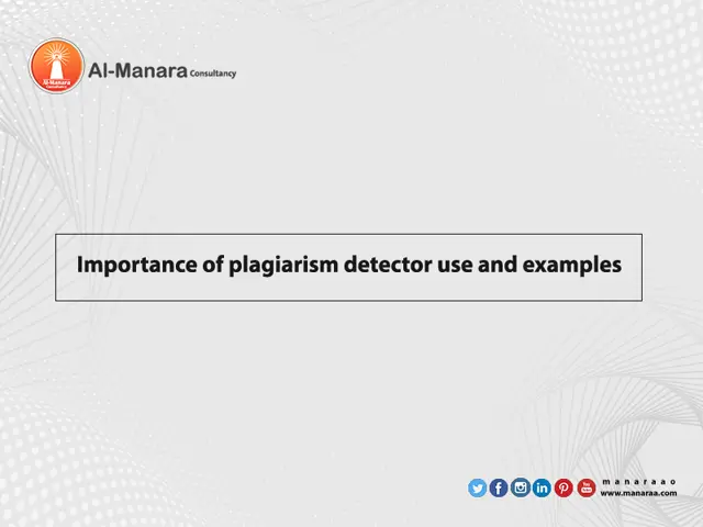 Importance of plagiarism detector use and examples