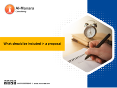What should be included in a proposal