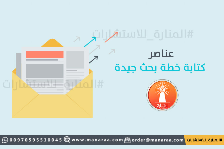 عناصر كتابة خطة بحث علمي جيدة