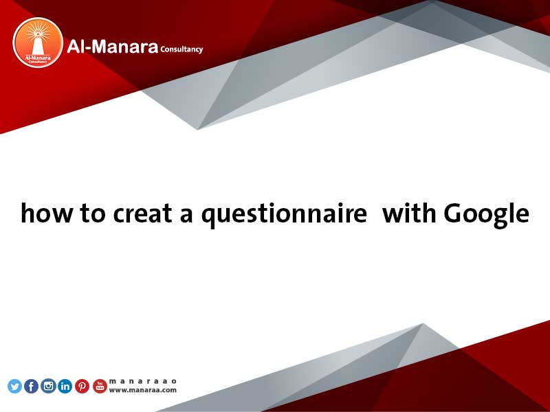 How to create a questionnaire with Google?