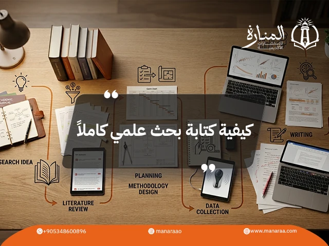 كيفية كتابة بحث علمي كاملاً من الفكرة للتسليم