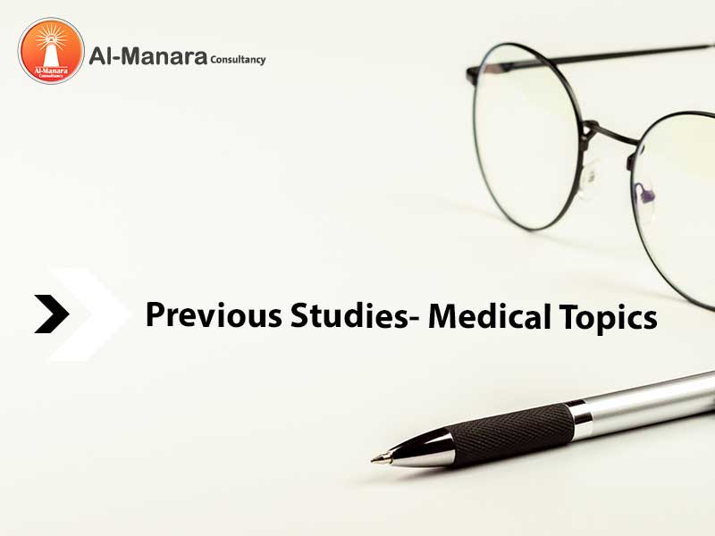 Previous Studies - Medical Topics