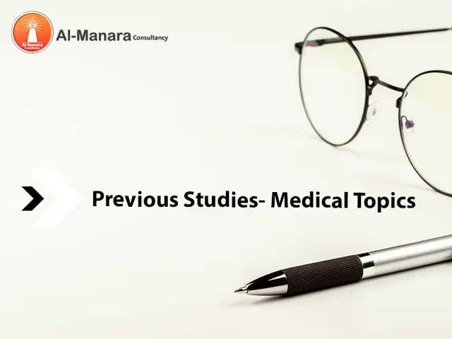 Previous Studies - Medical Topics