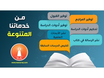 مدى انتشار مكاتب لعمل رسائل الماجستير