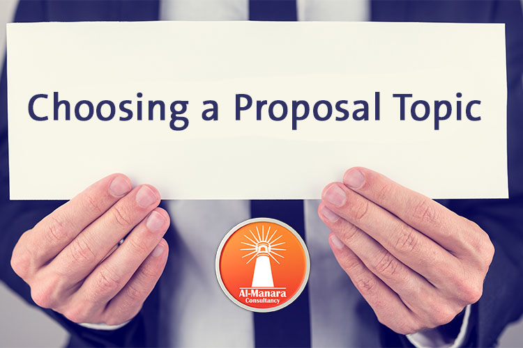 Choosing a Proposal Topic
