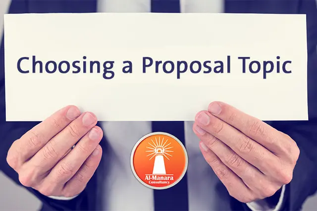 Choosing a Proposal Topic