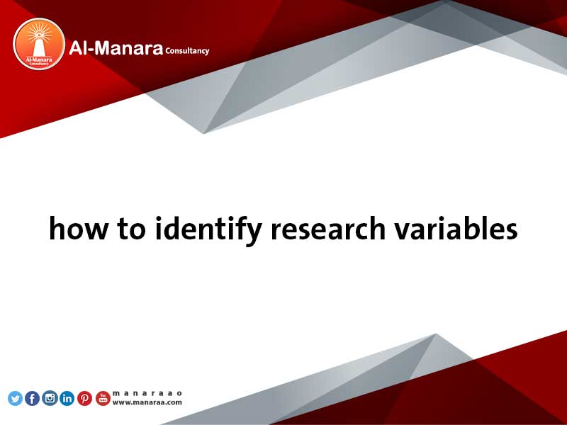 How to identify research Variables?