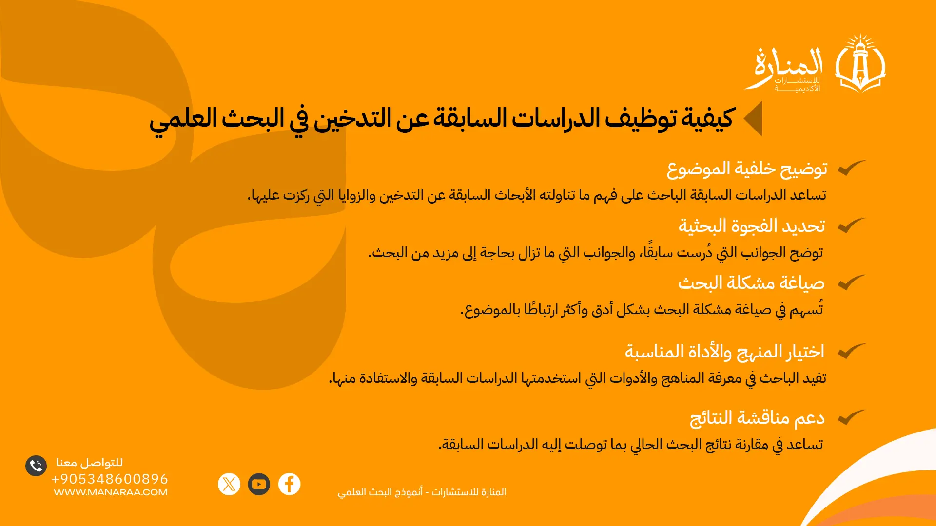 الدراسات السابقة عن التدخين