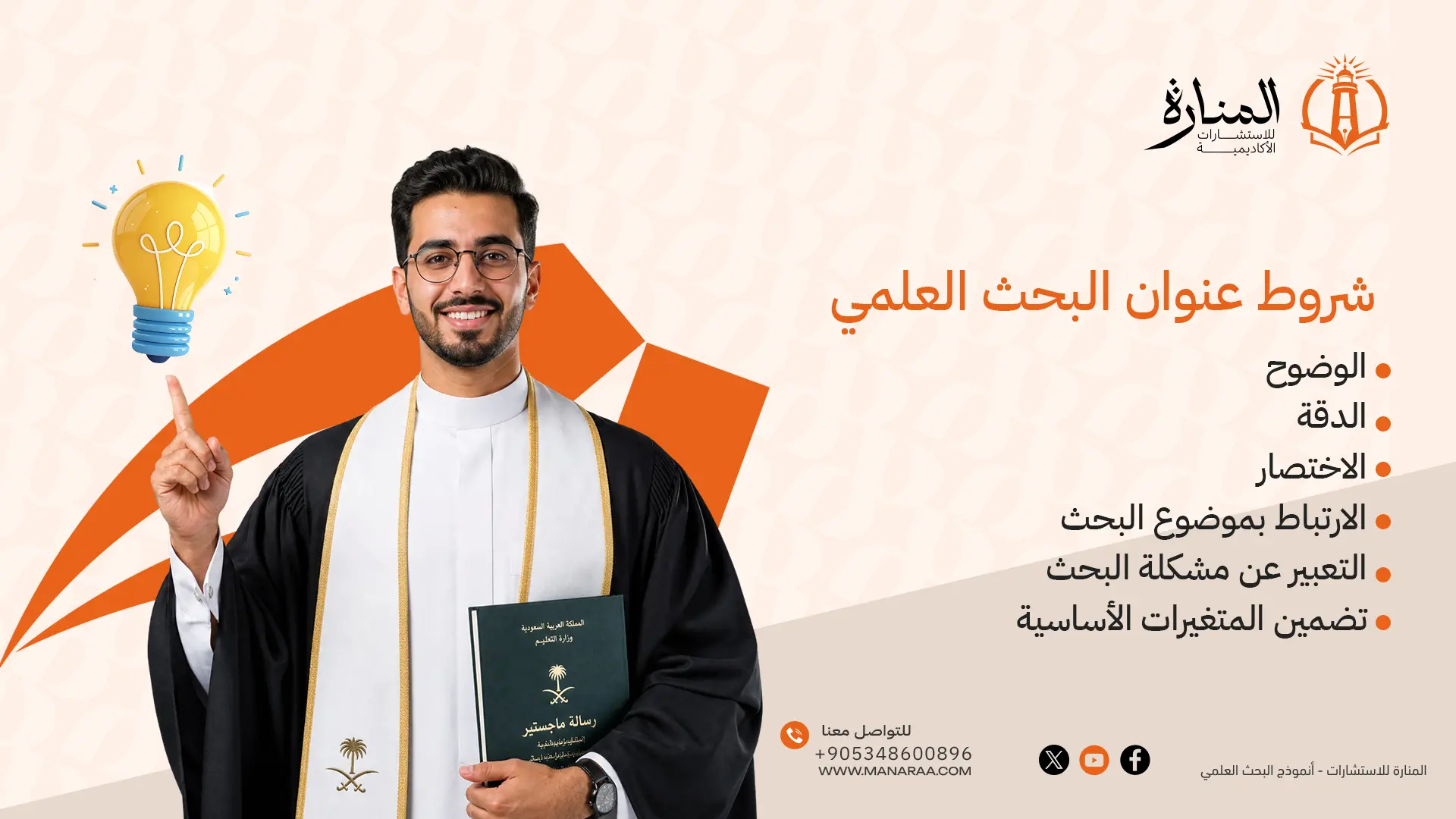 شروط عنوان البحث العلمي