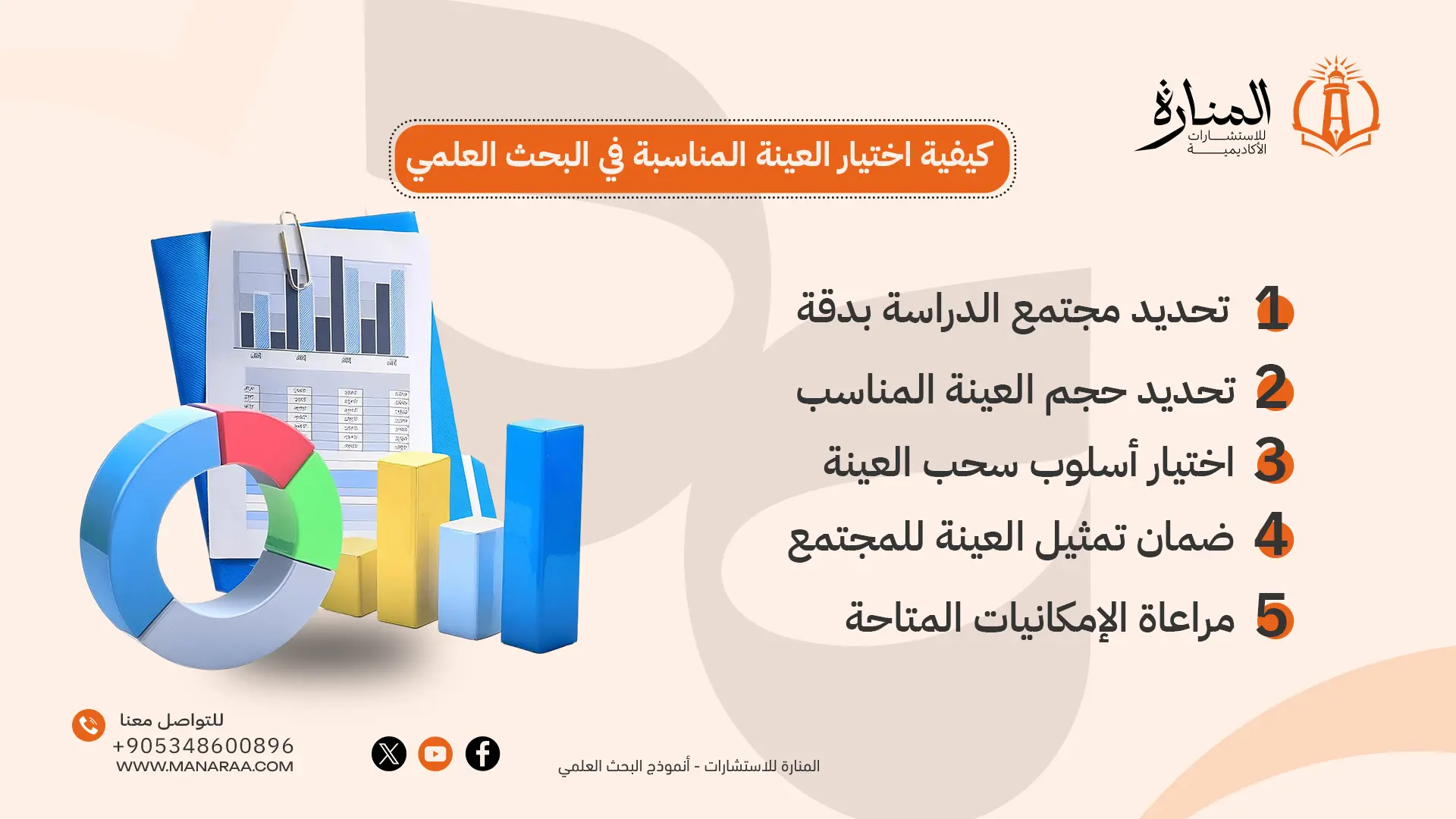 طلب خدمة كيفية اختيار العينة المناسبة في البحث العلمي