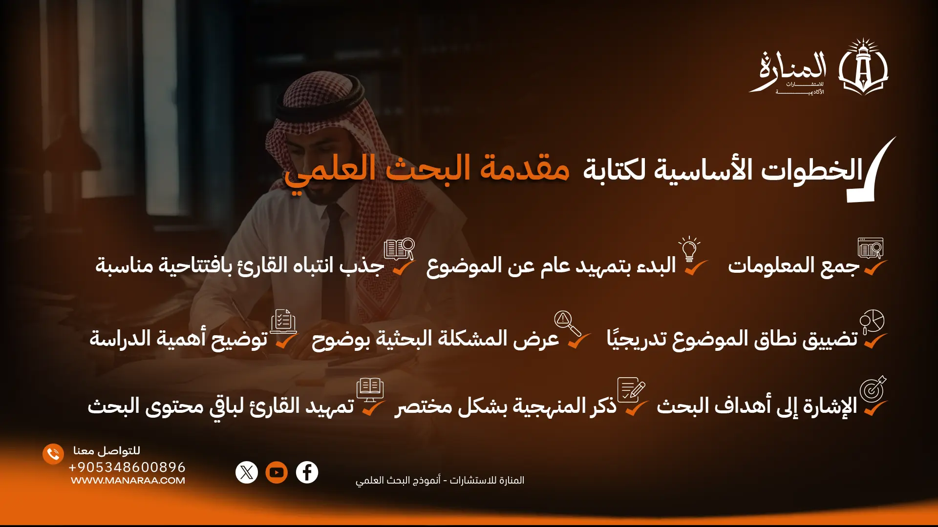 الخطوات الأساسية لكتابة مقدمة البحث العلمي